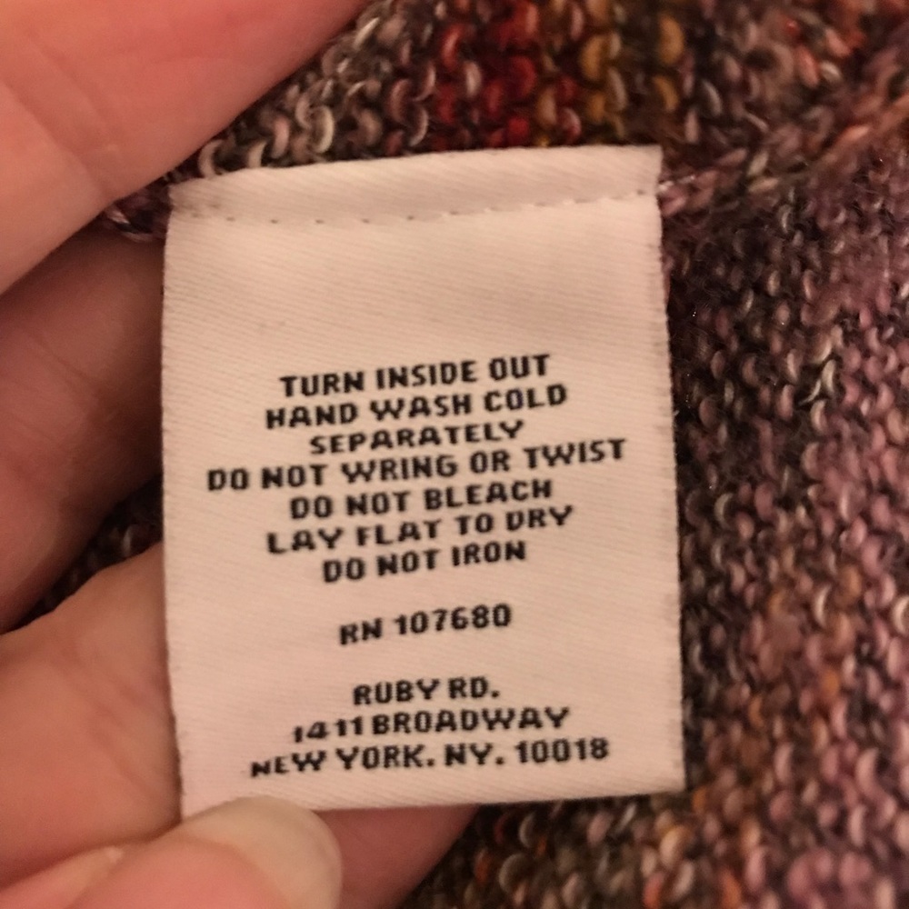 Ruby Rd. Multicolor Knit Cardigan - Picture 5 of 6